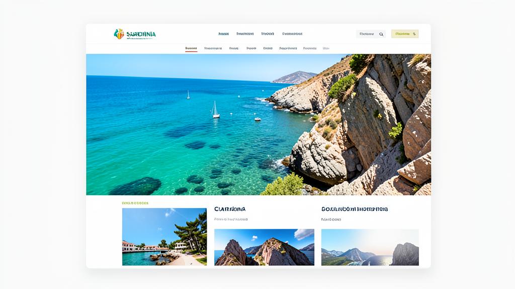 Sito web Vivere in Sardegna realizzato da Gianluca Masala